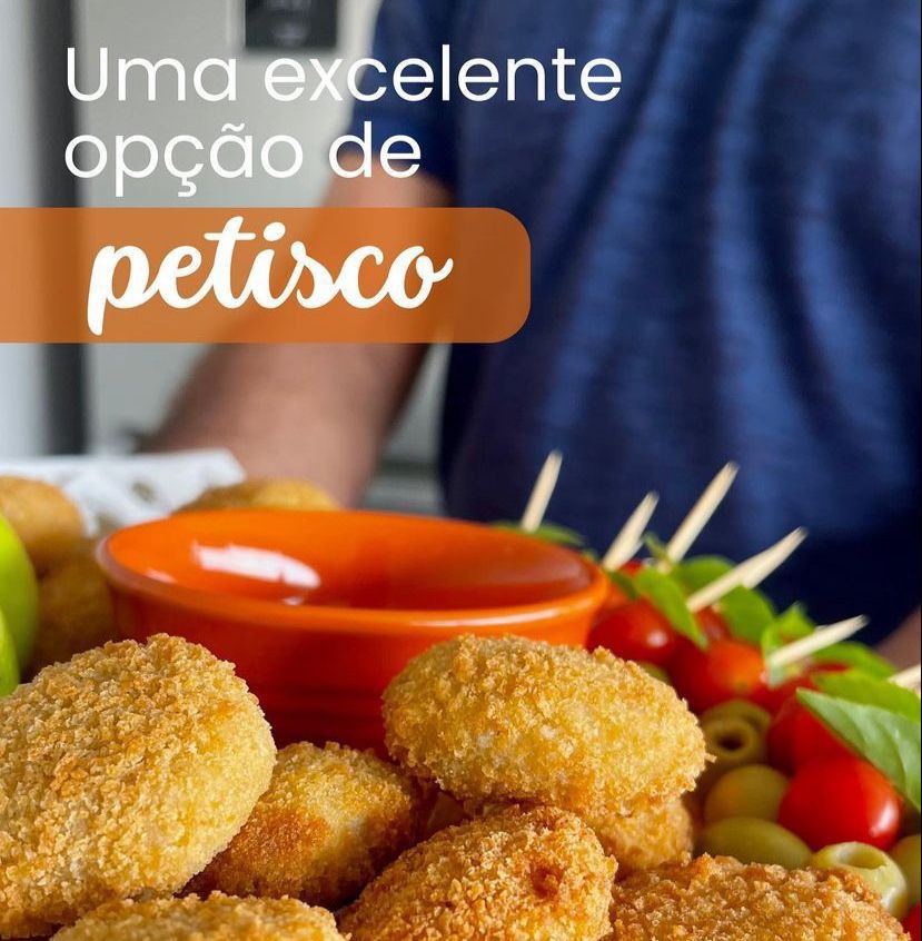 Disquinho de carne e frango desfiado .Pacote com 800 grs