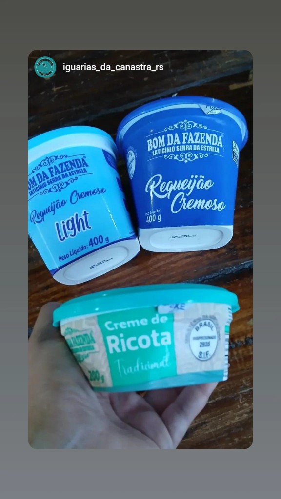 Requeijão Bom da Fazenda.