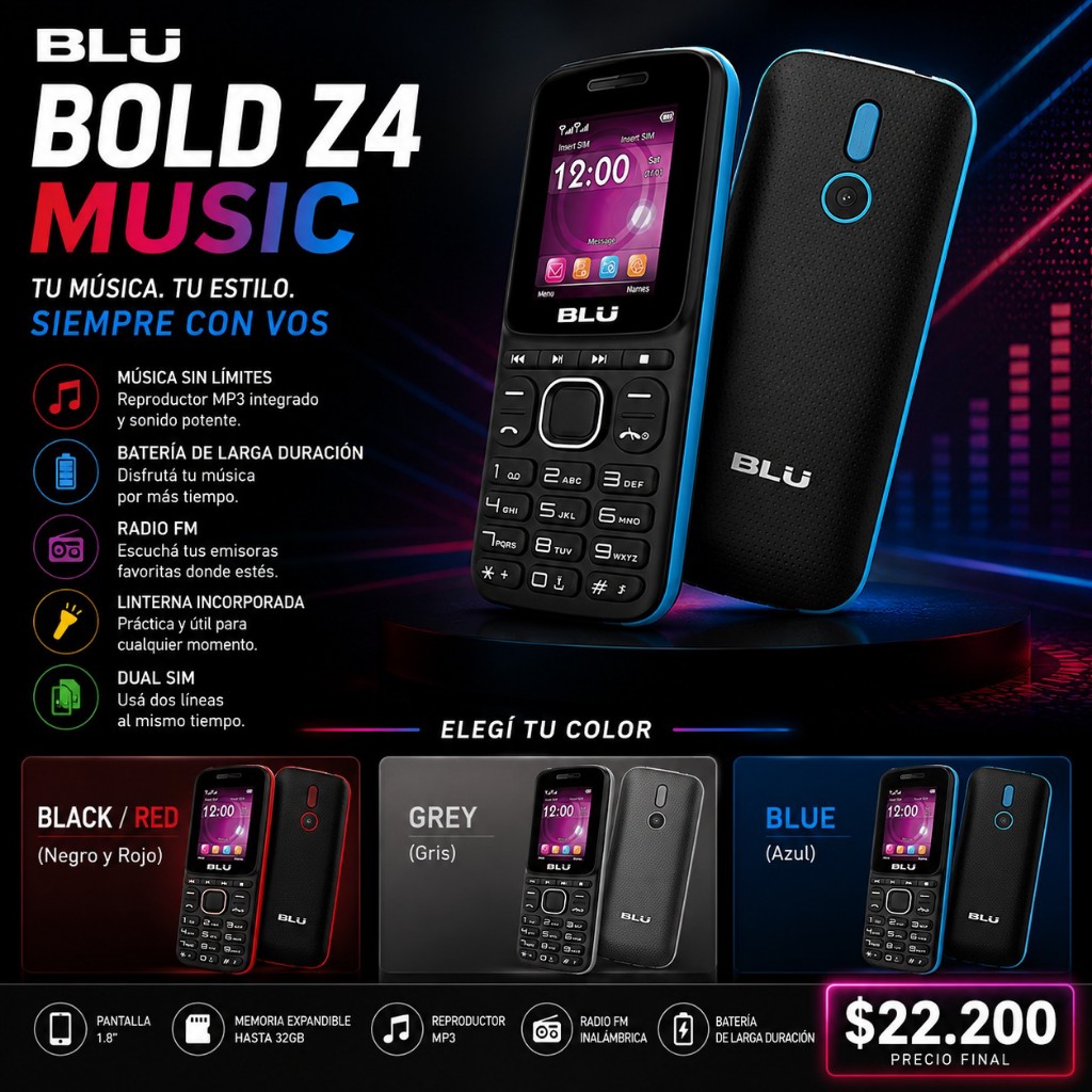 Celular bold z4 music