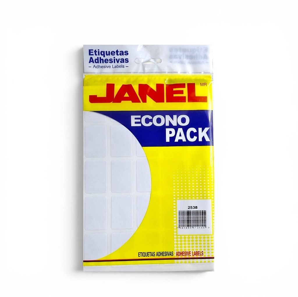 Etiquetas adhesivas Janel #7 blanco