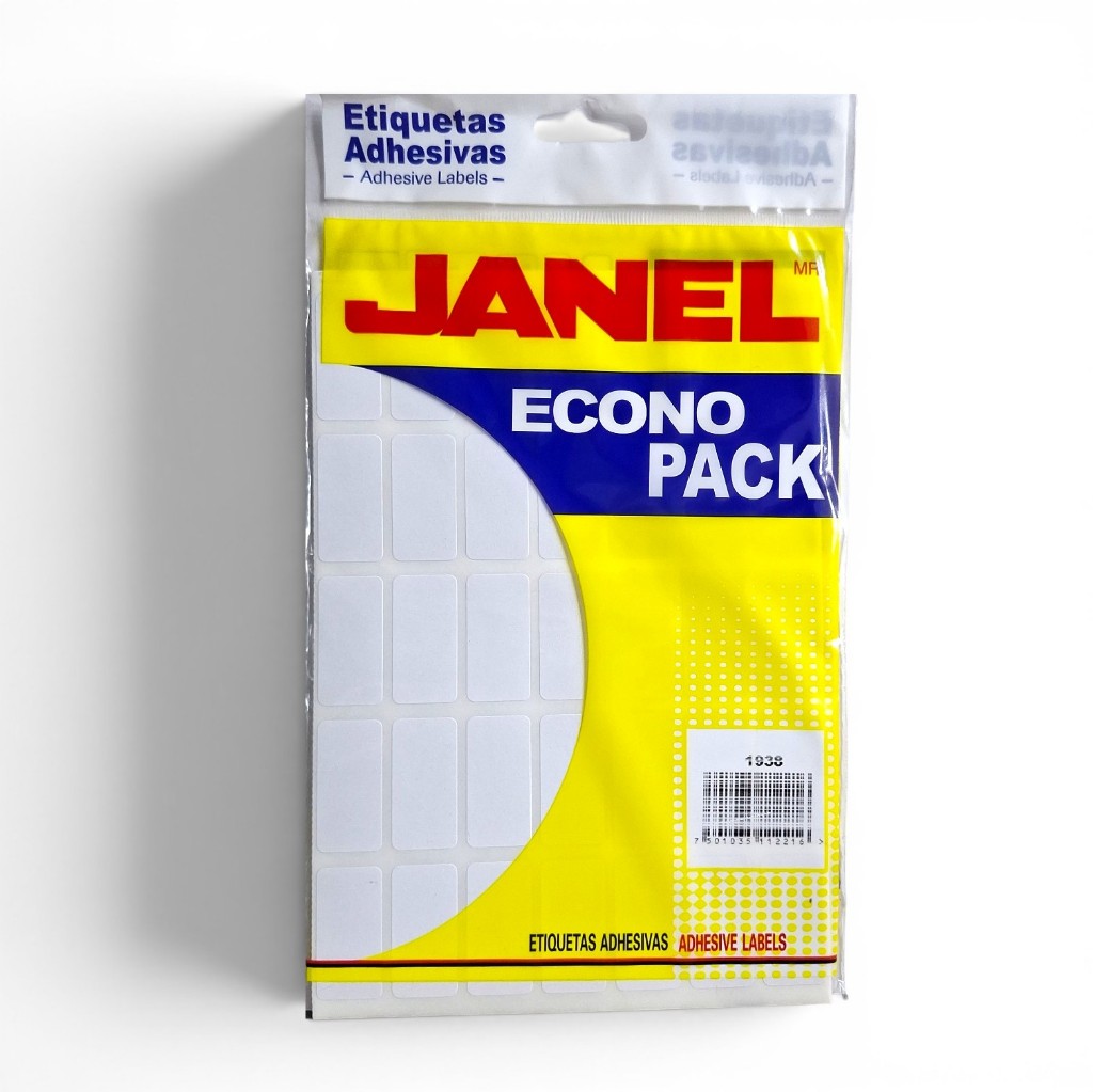 Etiquetas adhesivas Janel #23 blanco