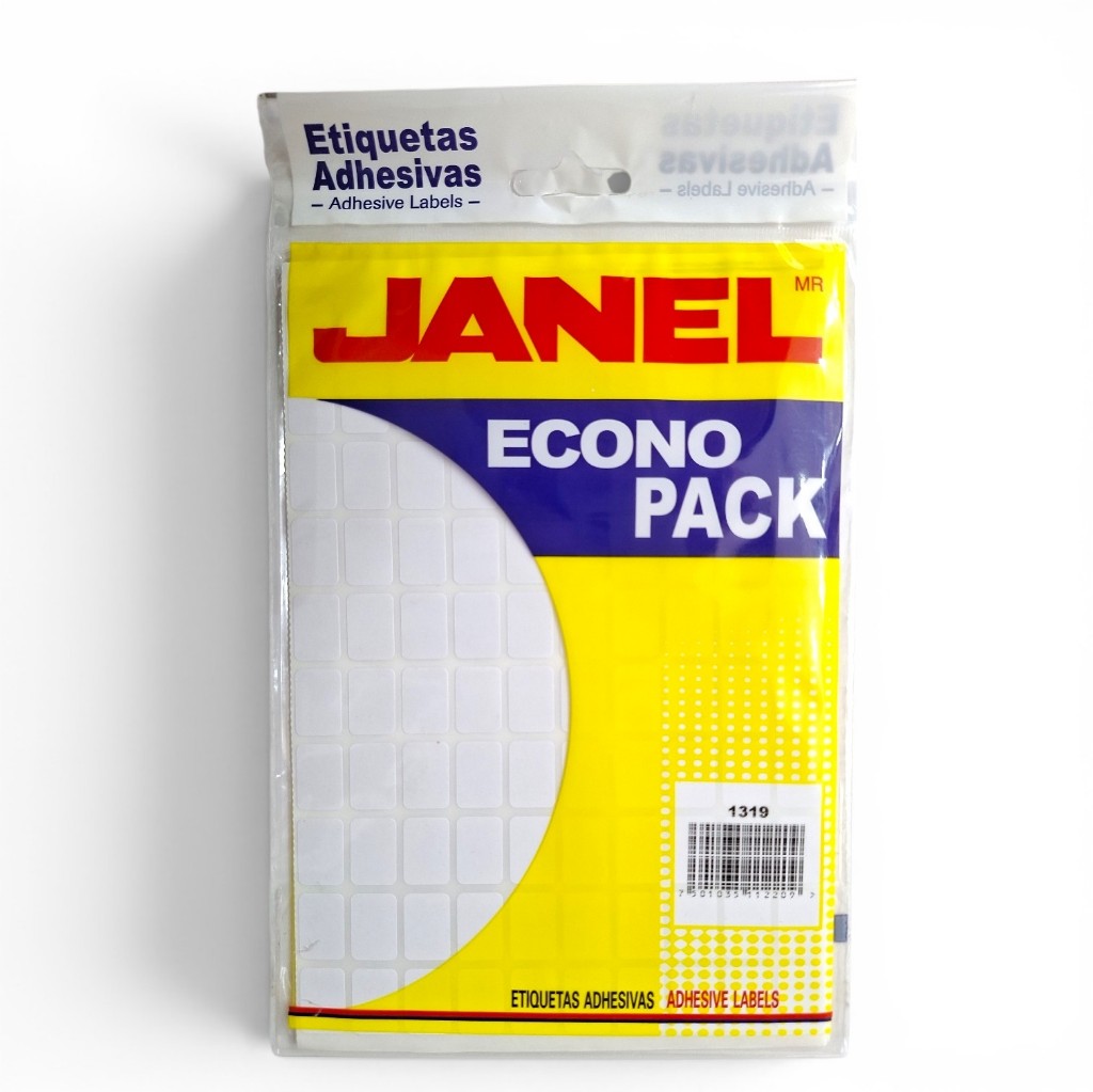 Etiquetas adhesivas Janel #22 blanco