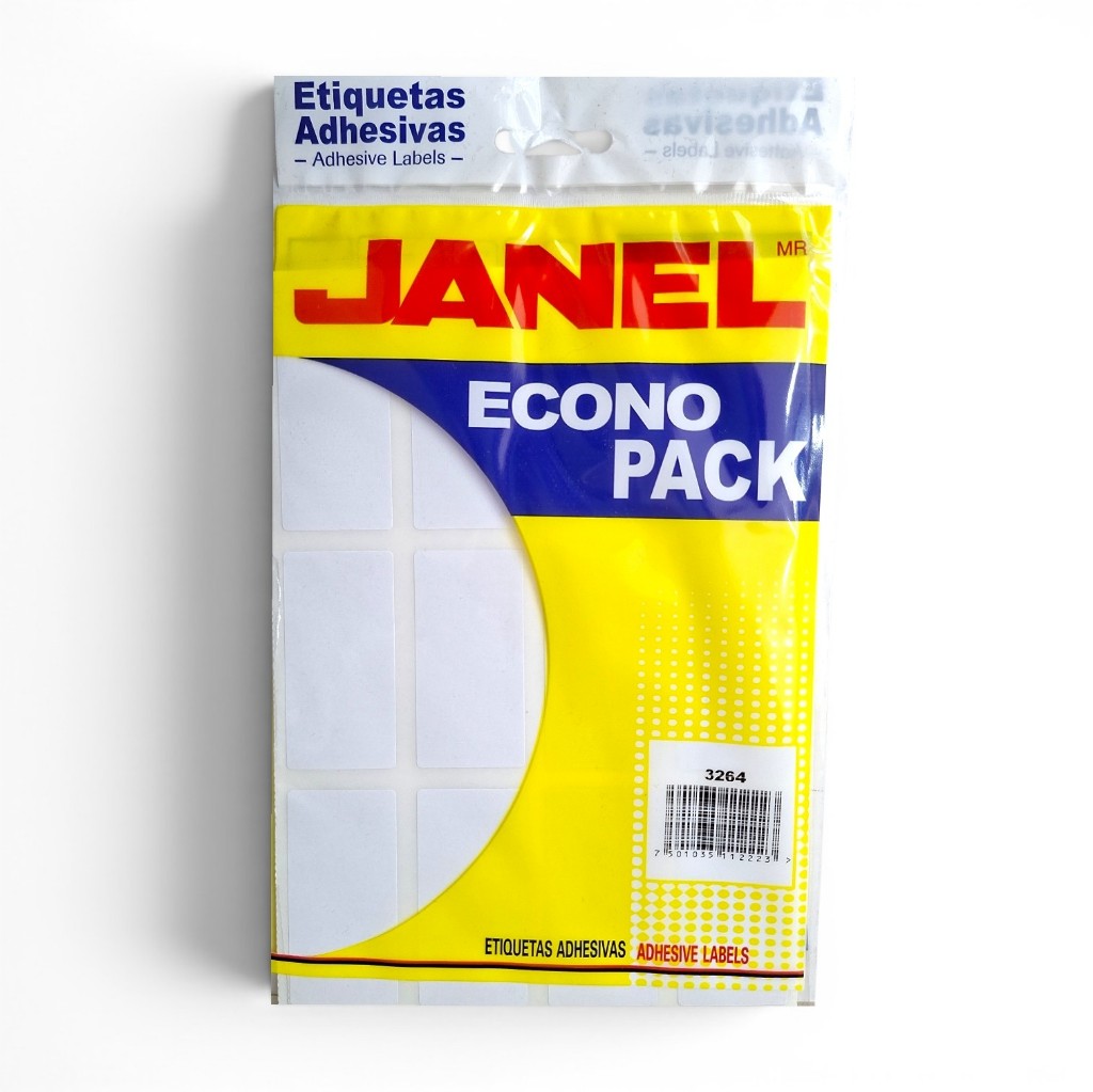 Etiquetas adhesivas Janel #24 blanco