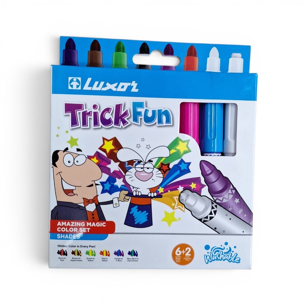 Plumones Luxor Magicos /8 pz Sello de Estrella
