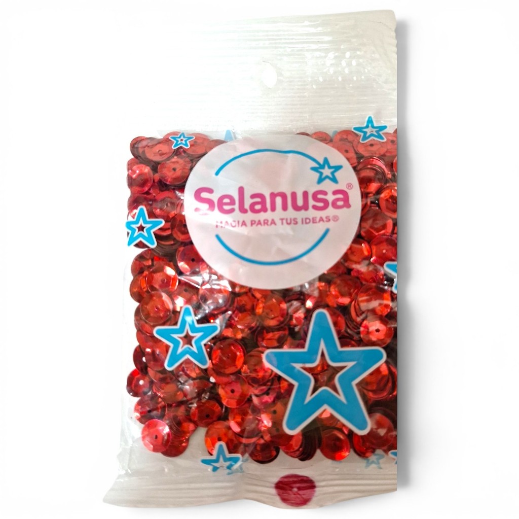 Lentejuela Selanusa rojo