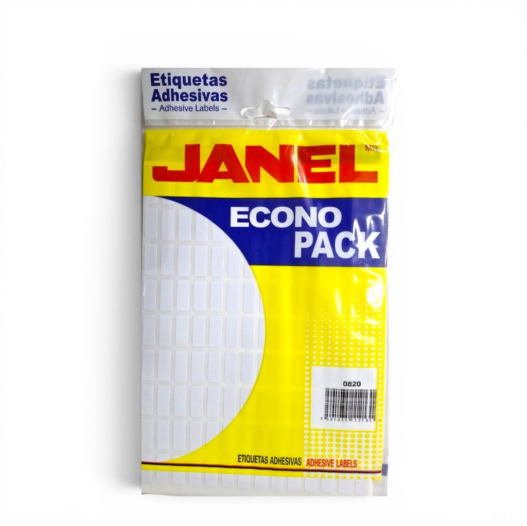Etiquetas adhesivas Janel #4 blanco