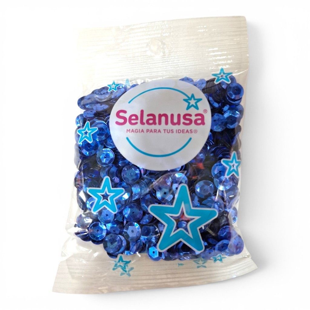 Lentejuela Selanusa azul rey