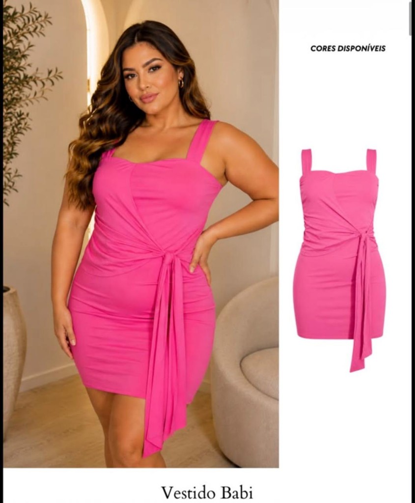 Vestido Babi rosa