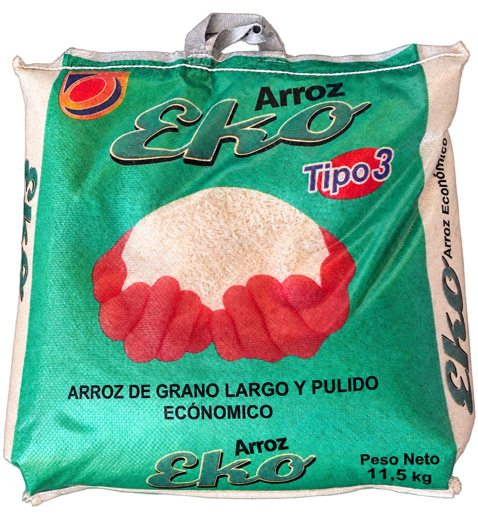 ARROZ EKO PAQUETE ARROBERO 11.5KG