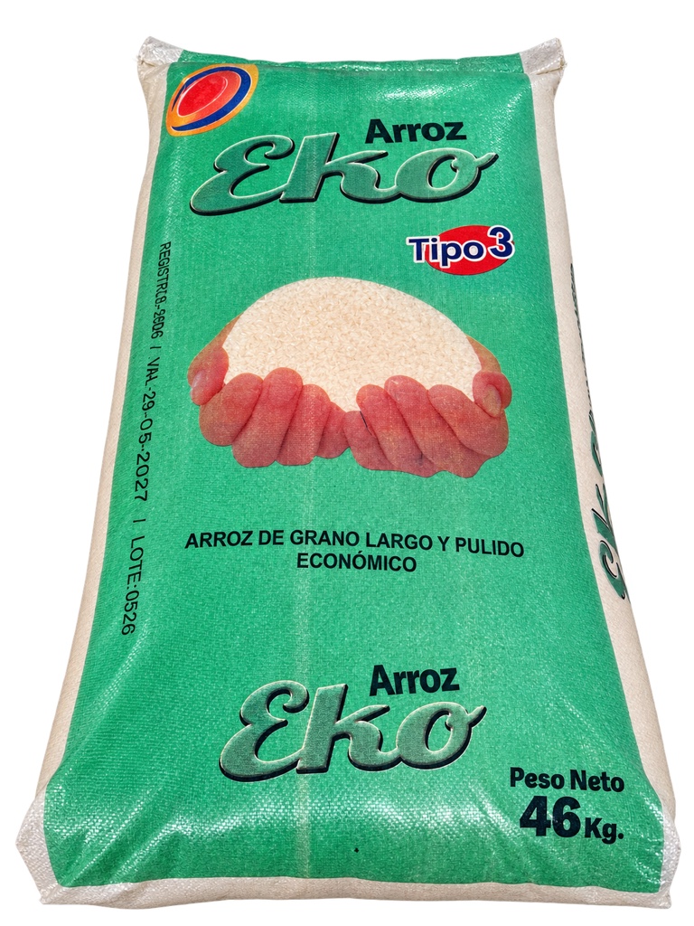 ARROZ EKO QUINTAL DE 46kg