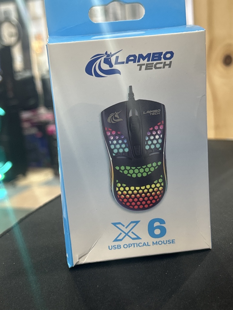 Mouse a cable RGB Lambo Tech