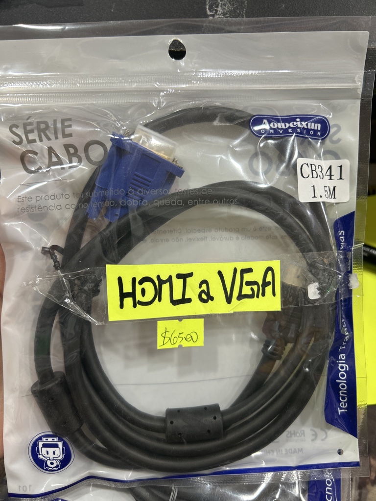 Cable HDMI a VGA 1,5m