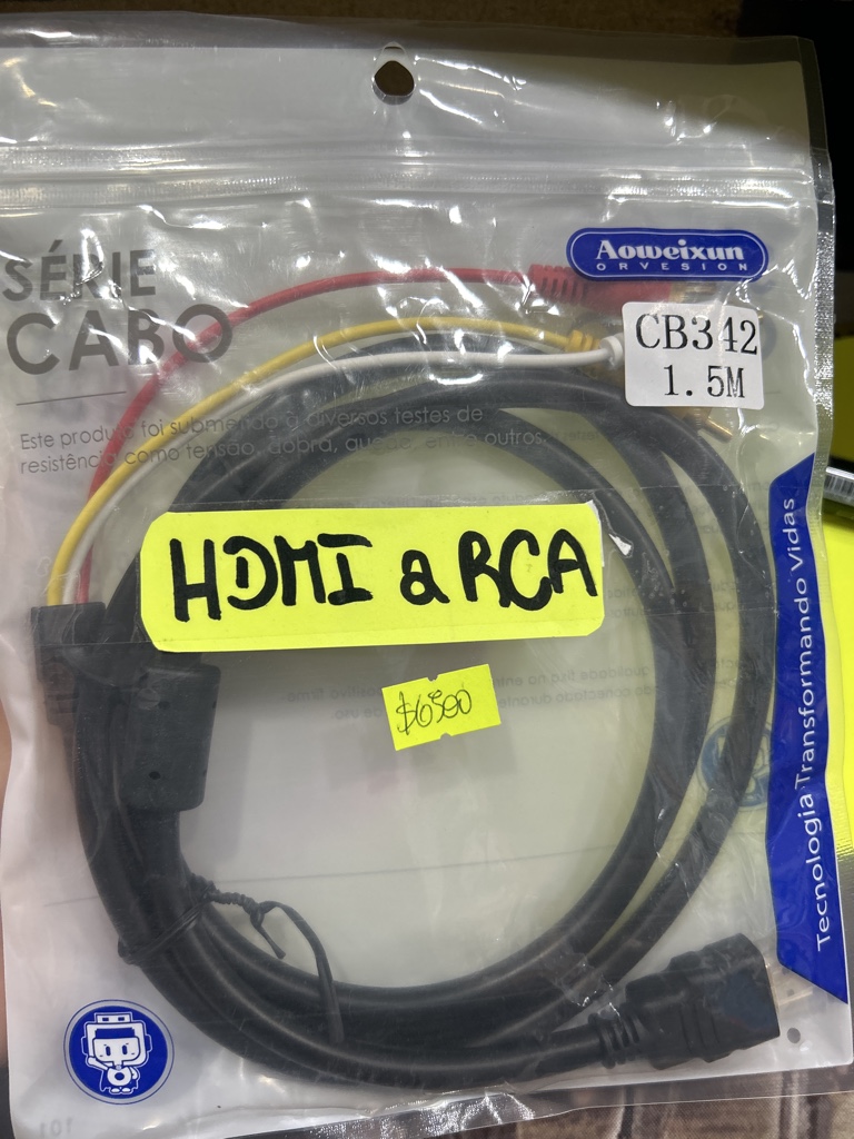 Cable HDMI a RCA 1,5m