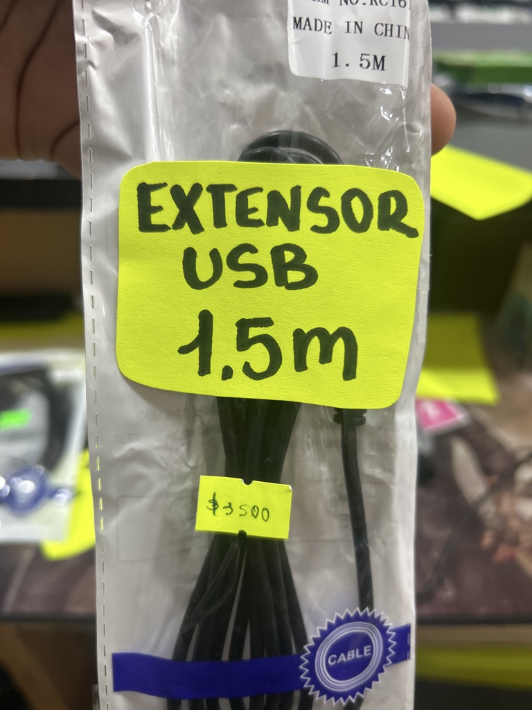 Cable extensor usb 1,5m