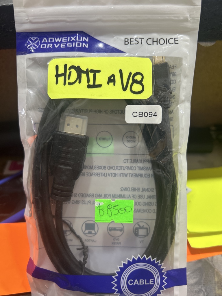 Cable HDMI a V8