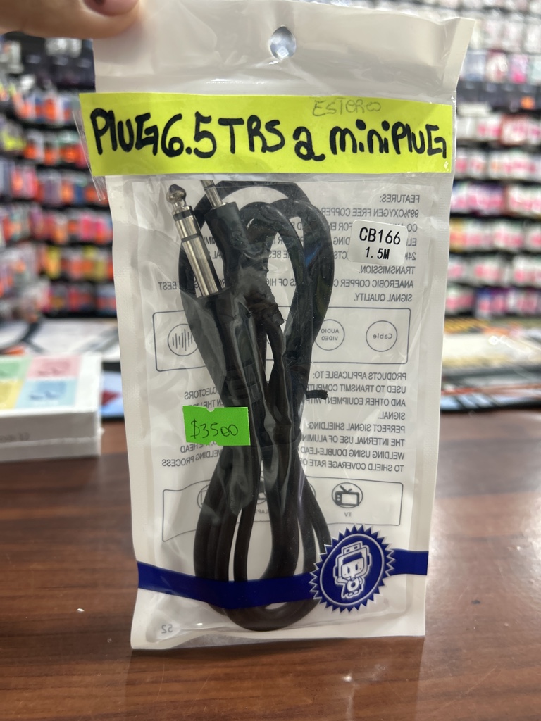 Cable Plug 6.5 TRS a Miniplug