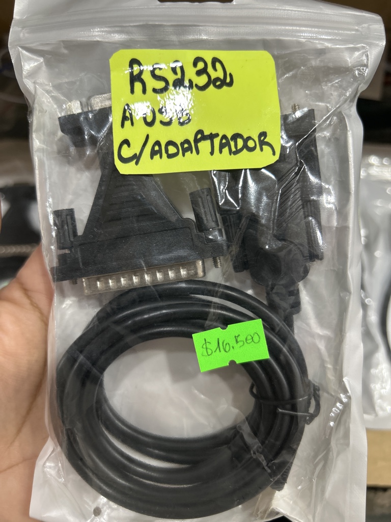 RS232 a USB con adaptador