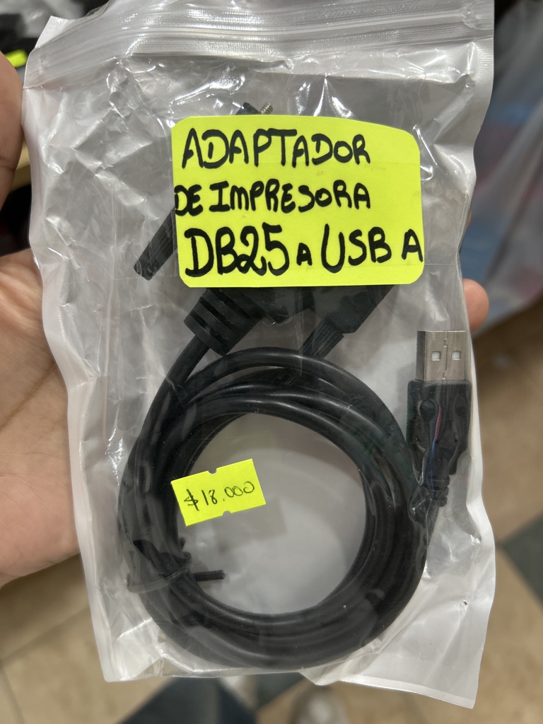 Adaptador de impresora DB25 a USB A