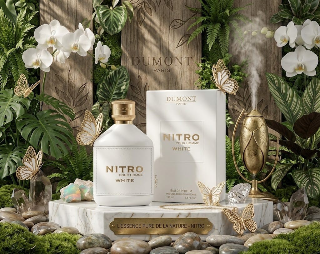 DUMONT, NITRO POUR HOMME
WHITE MEN 3.4 EDP