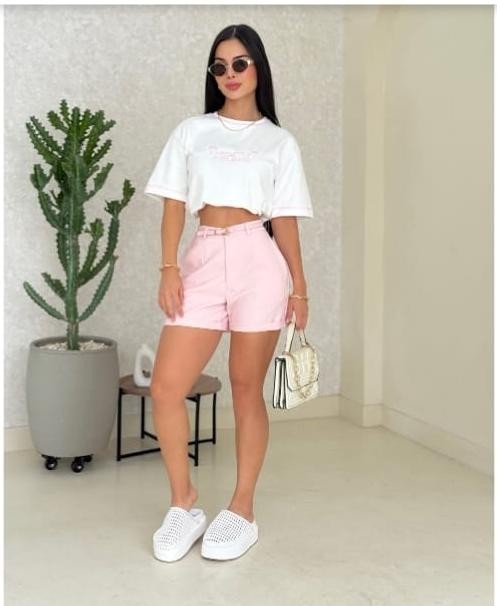 Short Maleia Rosa M L