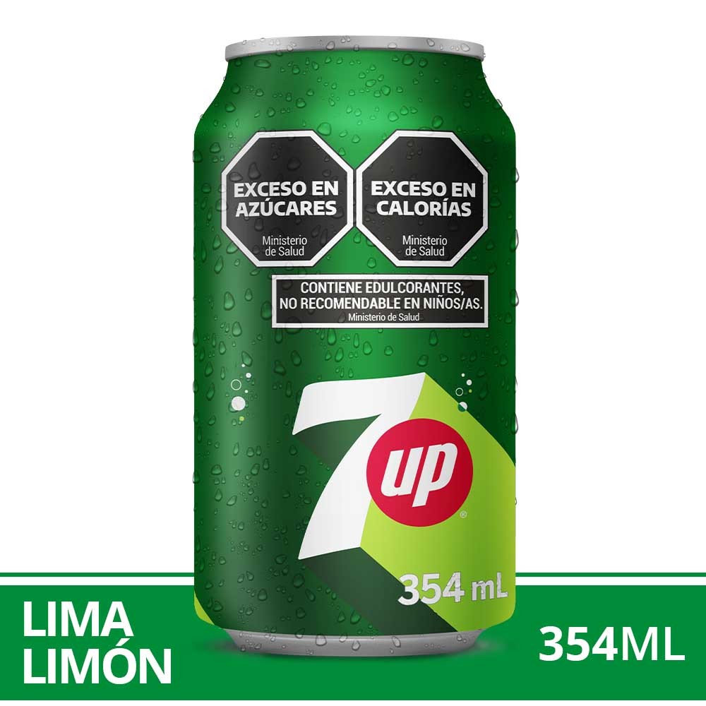7Up lima limón lata x24