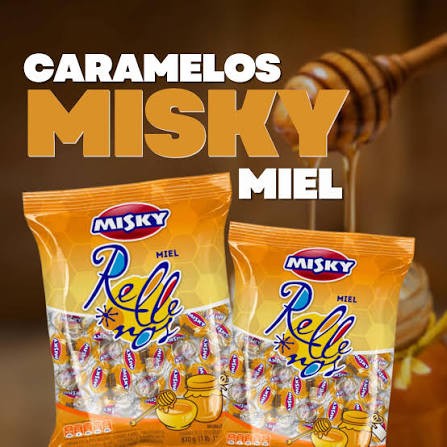 Caramelo Misky caramelo miel