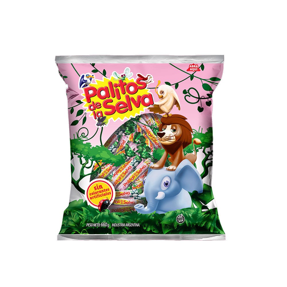 Caramelos Palitos de la Selva