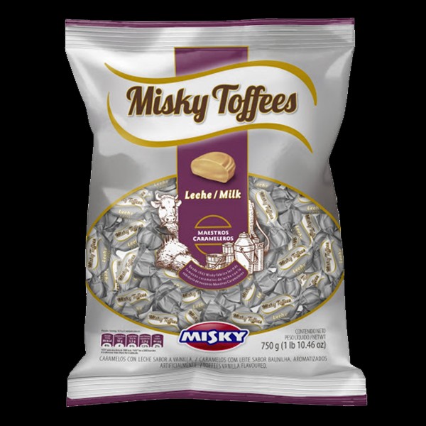 Caramelos Misky Toffees leche