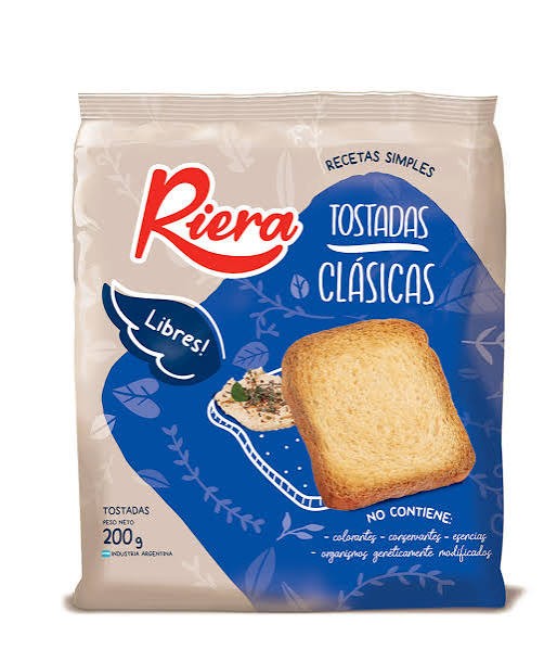 Riera tostadas clasicas x18u