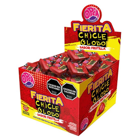 Fierita Chicle Globo x100u