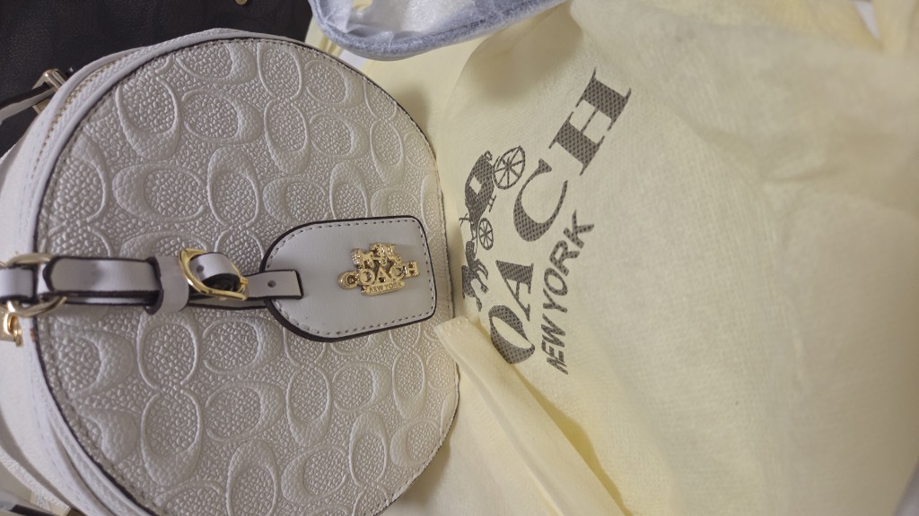 Coach bolso blanco
