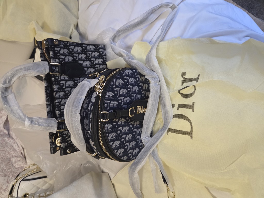 Dior bolso monograma negro