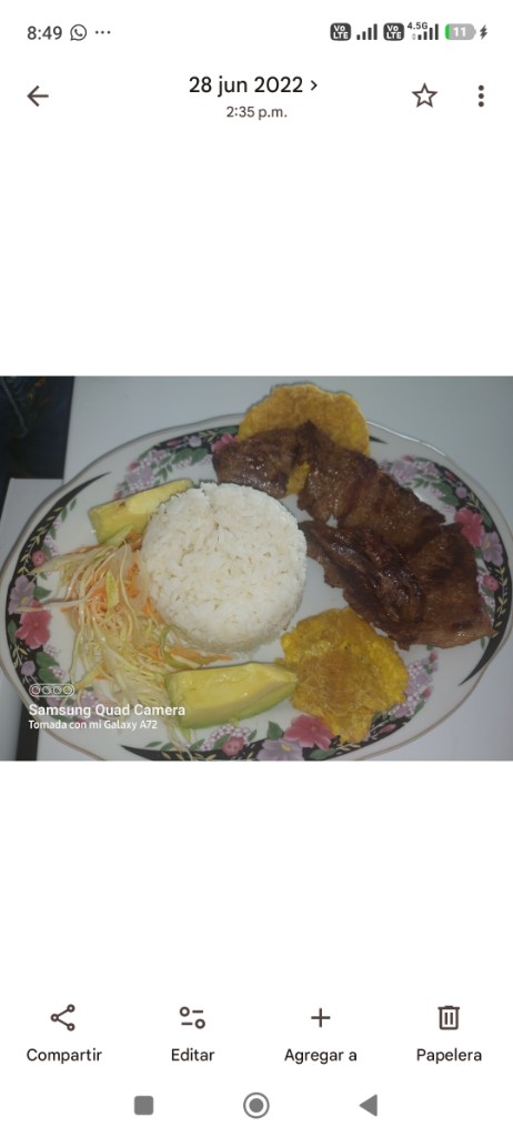 Almuerzo especial