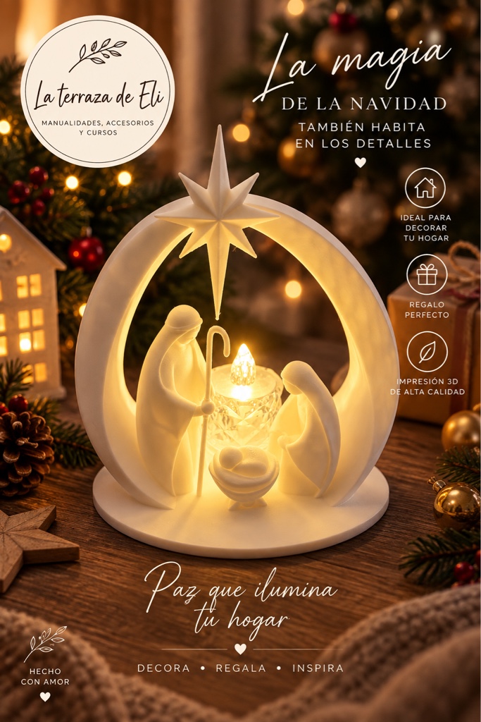 Pesebre minimalista