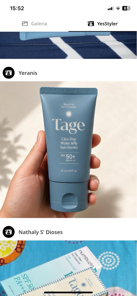 Tage - Sérum Solar Cica-Tree Water Jelly Sun Serum