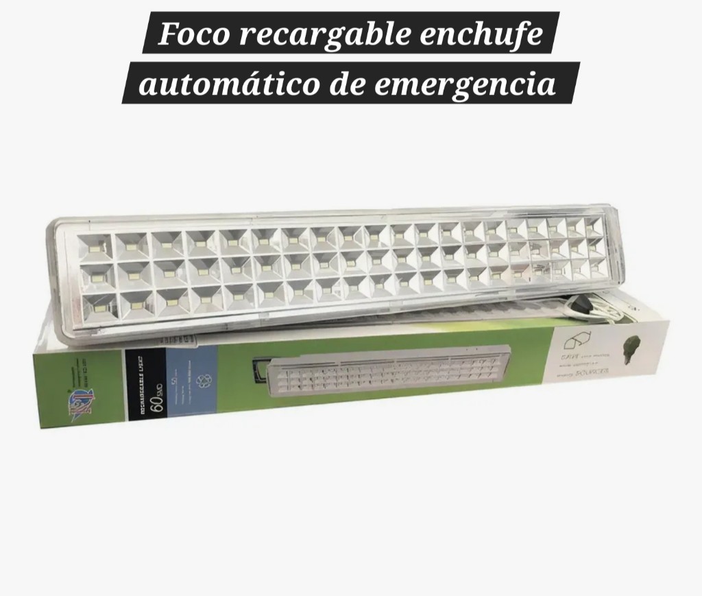 Foco recargable de emergencia 12.6W