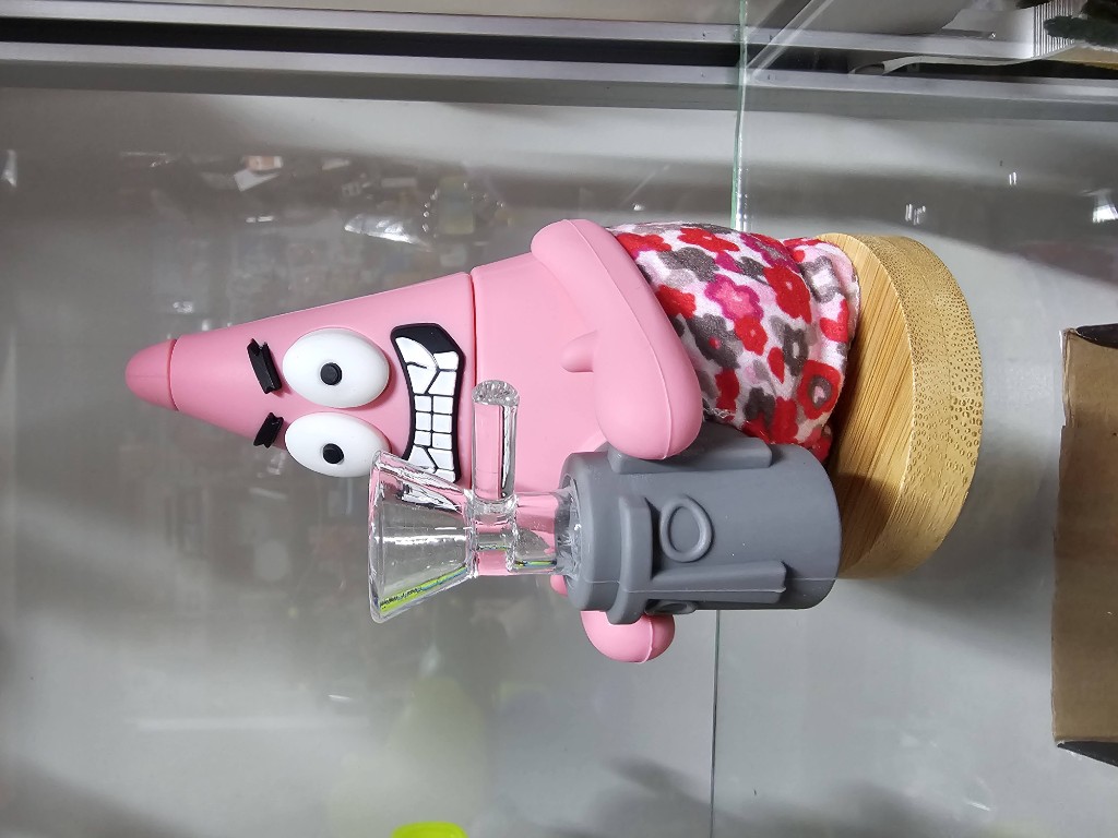 Bong patricio estrella silicona madera