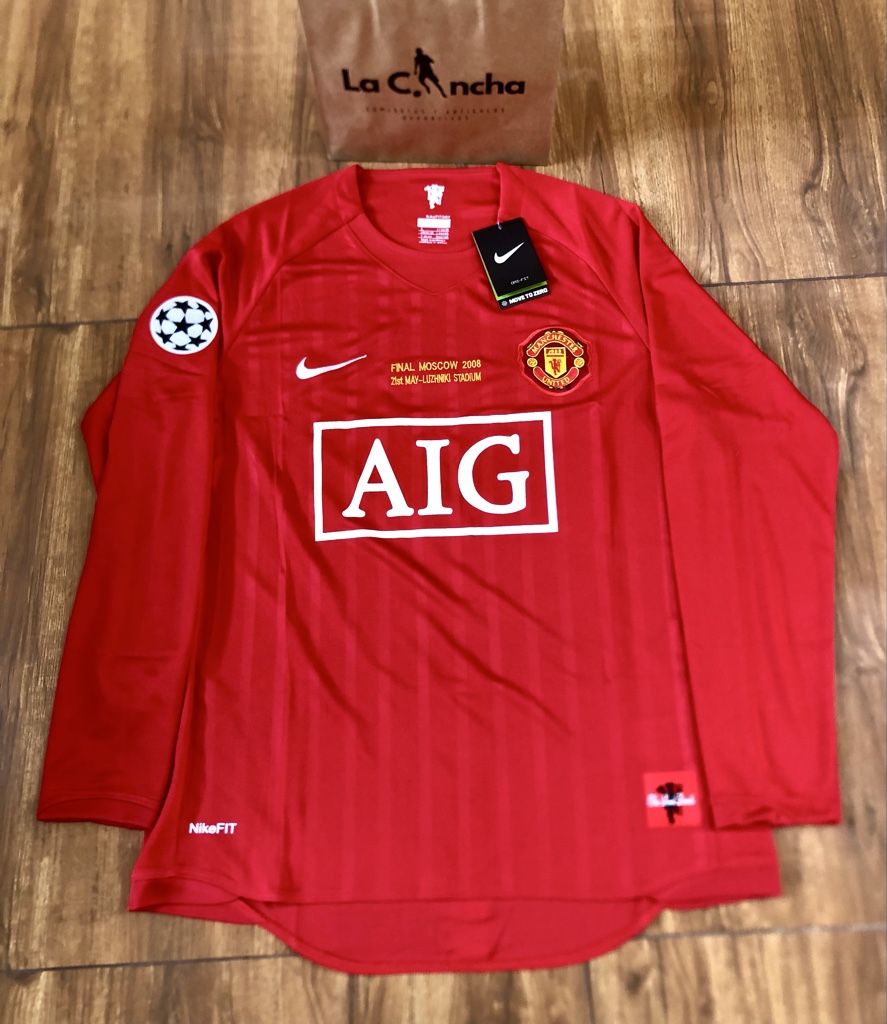 Camiseta Manchester United 07/08 titular