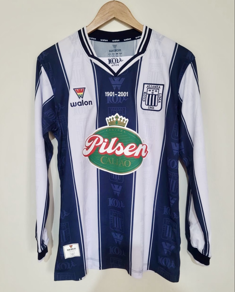 Camiseta Retro Alianza Lima manga larga - Año 2001