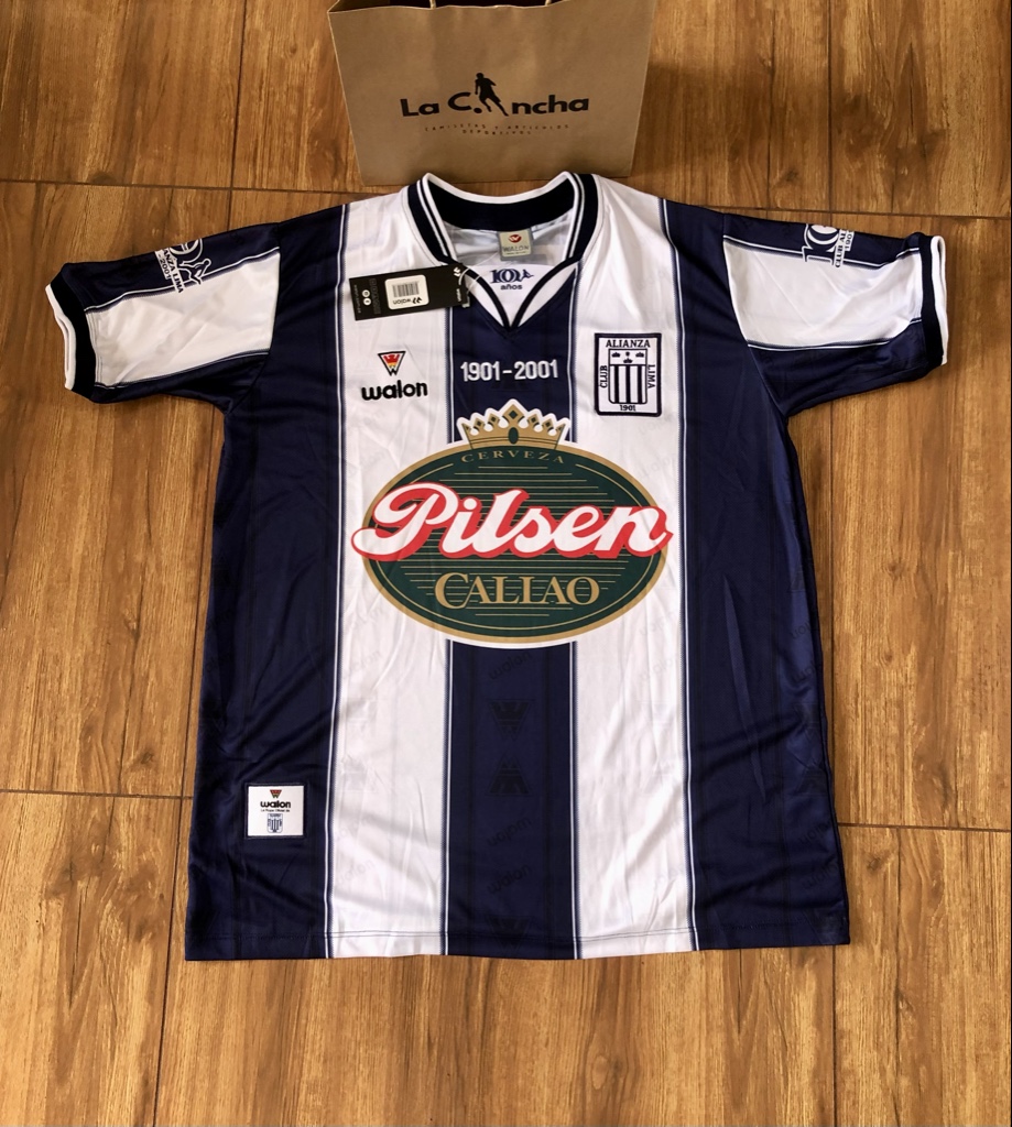 Camiseta Alianza Lima Manga corta - Centenario 2001