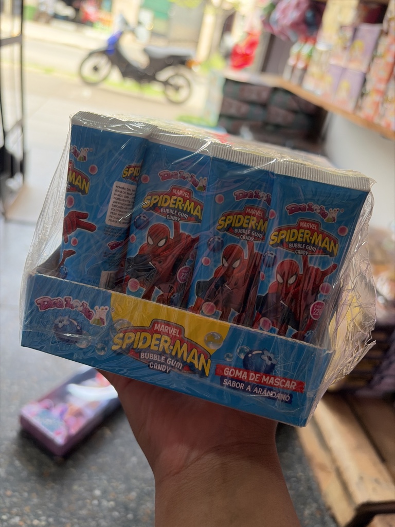 Chicle pomada spiderman