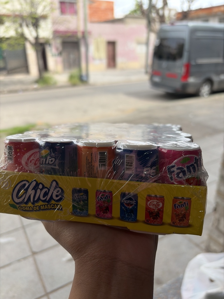 Chicle mini gaseosas surtidas
