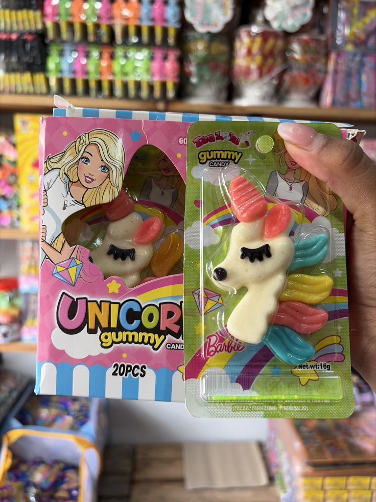 Barbie Unicornio gummy