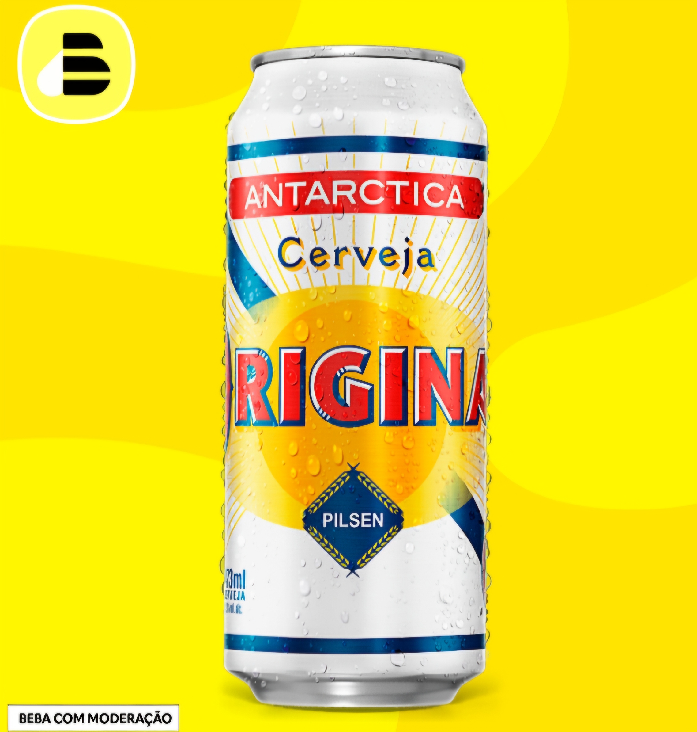 Cerveja Antarctica Original Pilsen lata