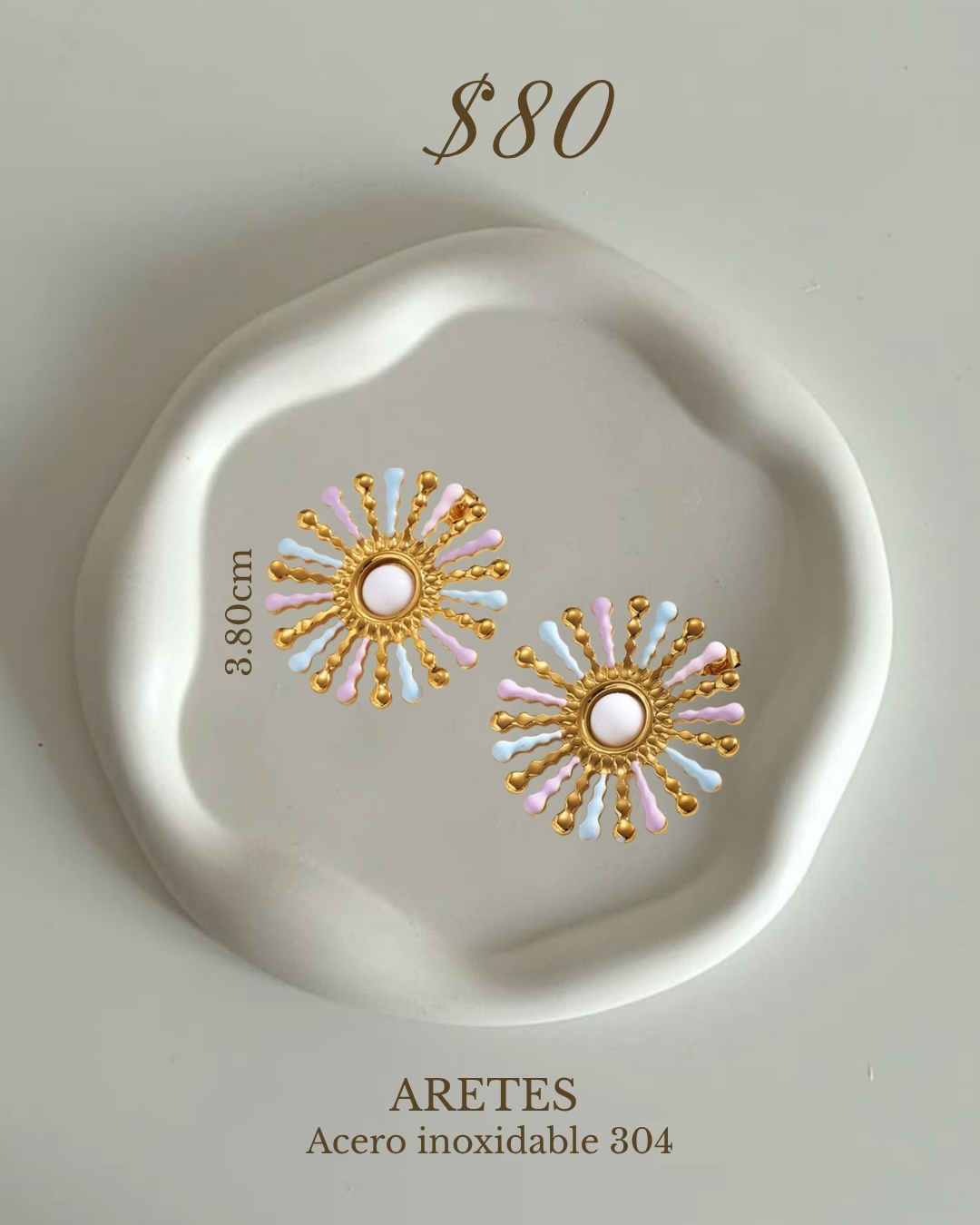 Aretes coloridos