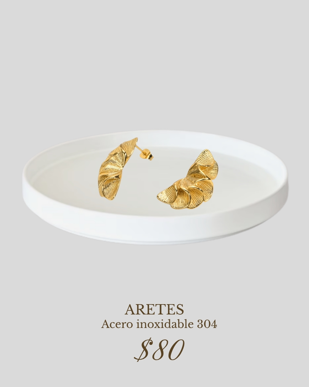 Aretes de pétalo