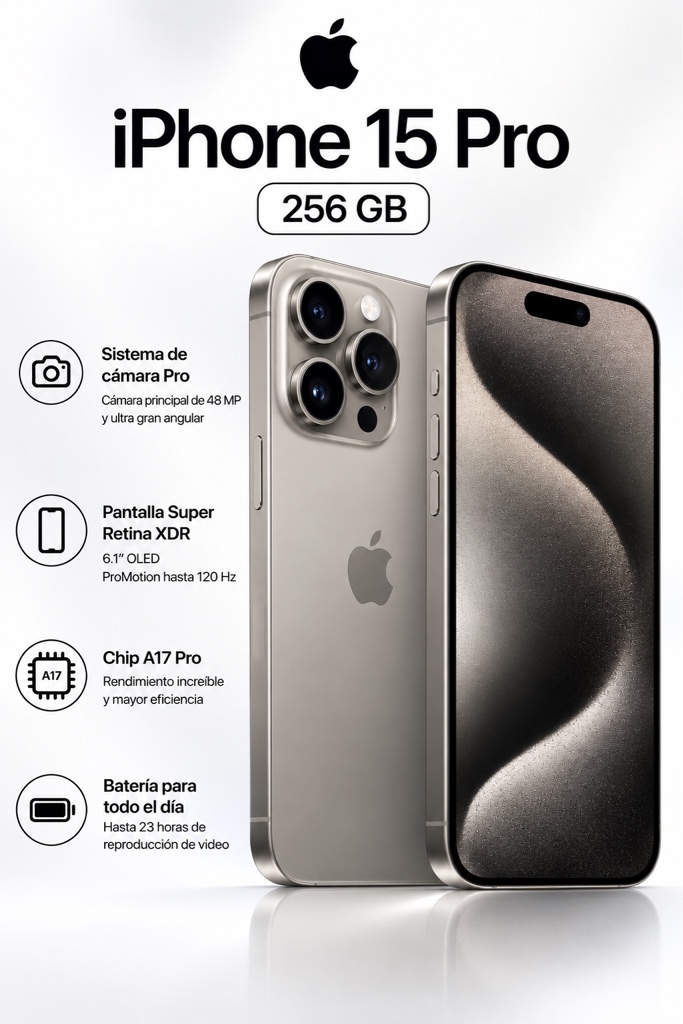 IPHONE 15 PRO 256 GB