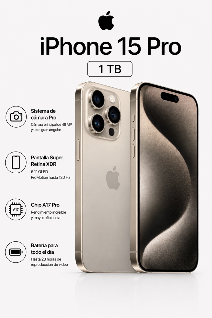 IPHONE 15 PRO 1 TB