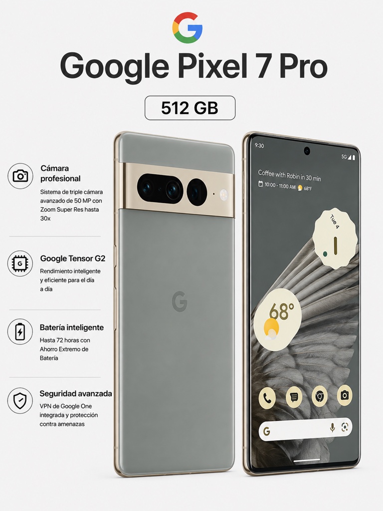 Google pixel 7 pro de 512