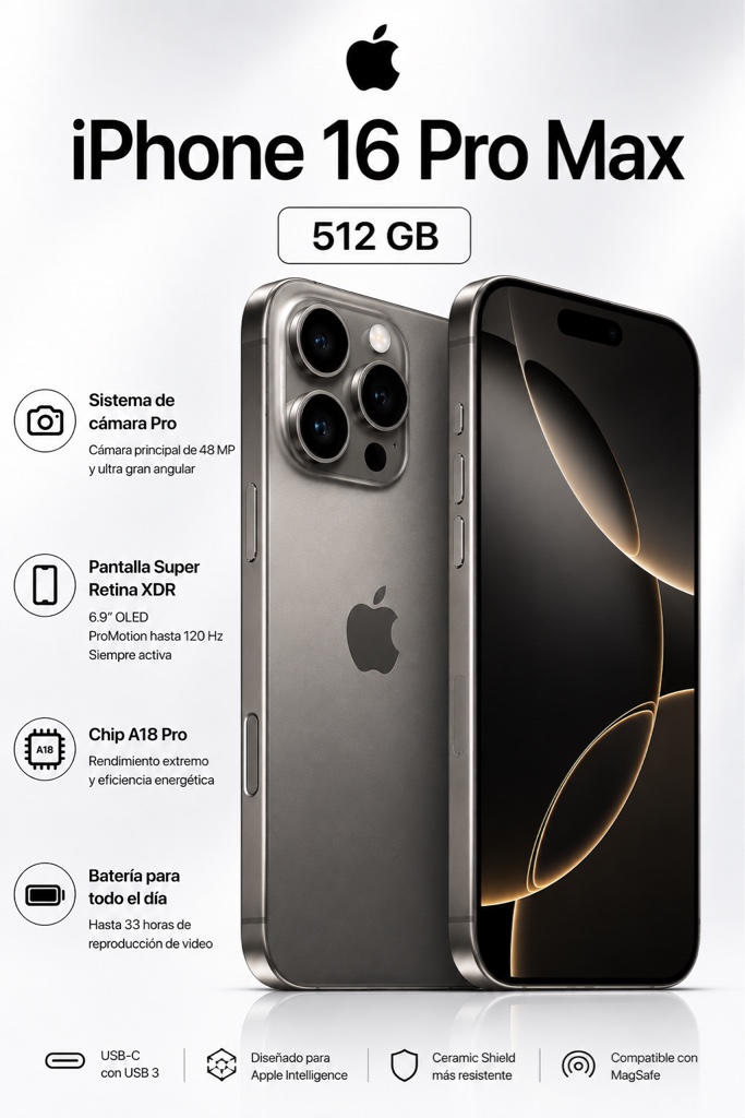 iPhone 16 pro Max 512 gb